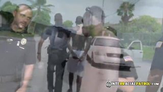 Bait car thief is c. by gay officers into steamy triplet